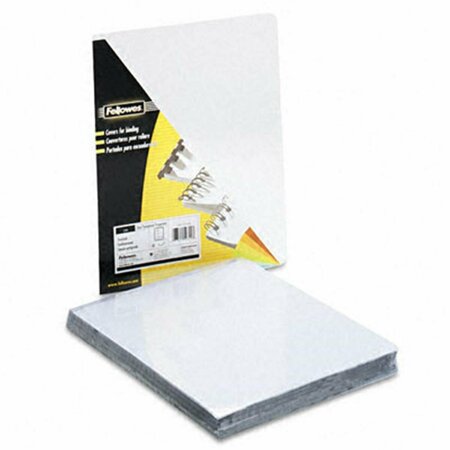 FELLOWES Fellowes  Transparent PVC Binding System Covers  8 3/4 x 11 1/4  Clear  100 per Pack FE32348